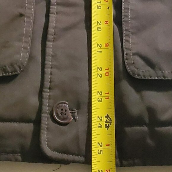 Abercrombie Kids Olive Green Coat with Faux Fur Lining Sz 11/12 -read desc - Picture 14 of 16